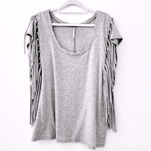 Fringe oversized top Free People